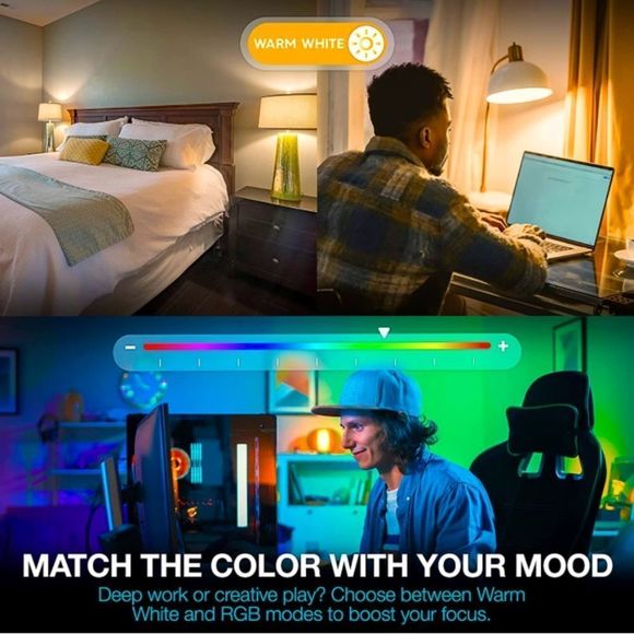 Smart Light Bulbs 2 Pack - Picture 2 of 7